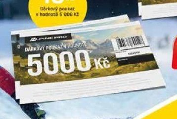 Dárkový poukaz 5000 Kč