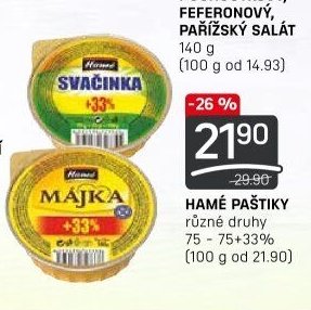 HAMÉ PAŠTIKY