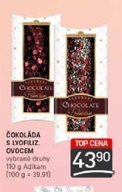 ČOKOLÁDA S LYOFILIZ. OVOCEM