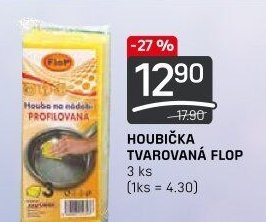 HOUBIČKA TVAROVANÁ FLOP