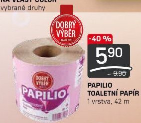 PAPILIO TOALETNÍ PAPÍR