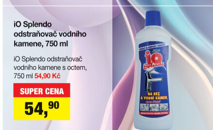 Odstraňovač vodního kamene IO Splendo