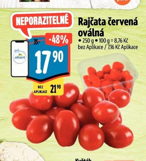 Rajčata červená oválná