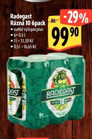 Radegast Rázná 10 6pack