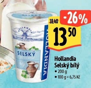 Bílý jogurt selský Hollandia
