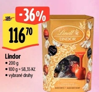 Bonboniéra Pralinky Lindor Lindt