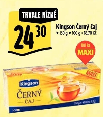 Čaj černý Kingson