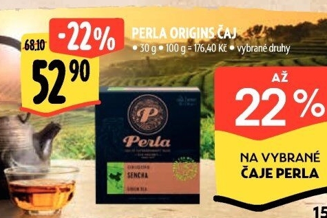 Čaje Origins AH Perla