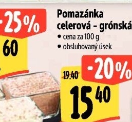 Celerová pomazánka - grónská