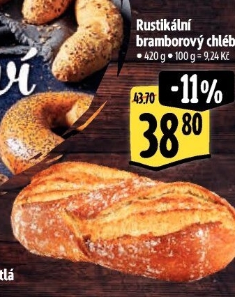 Chléb bramborový rustikální