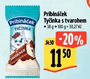 Dezert tyčinka Pribináček