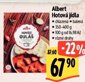 Hotová jídla chlazená Albert