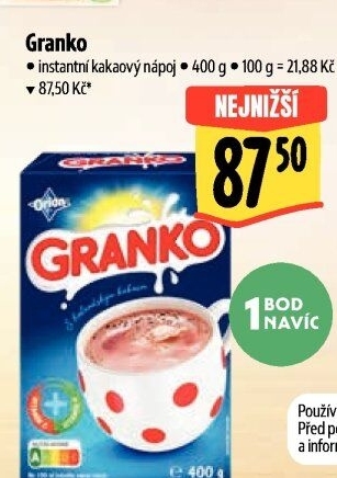 Instantní kakao Granko Orion