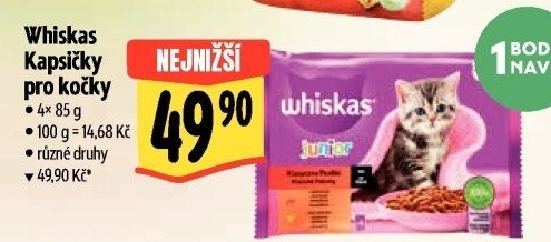 Kapsičky pro kočky Whiskas