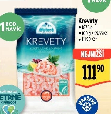 Krevety mražené Mylord