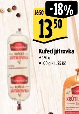 Kuřecí játrovka Albertovo Uzenářství