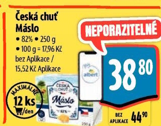 Máslo Česká chuť