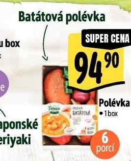 Menu box Polévka batátová Albert