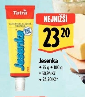 Mléko kondenzované Jesenka Tatra