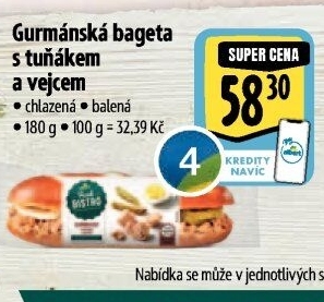 Obložená bageta Albert Fresh Bistro