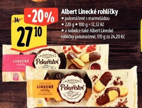 Rohlíčky linecké Albert