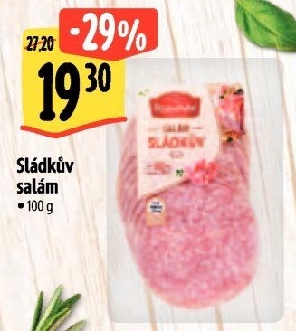 Sládkův salám Albertovo uzenářství