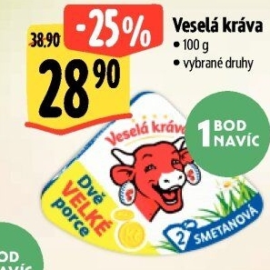 Sýr tavený Veselá kráva