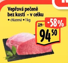 Vepřová pečeně bez kosti