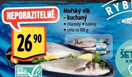 Vlk mořský kuchaný Albert