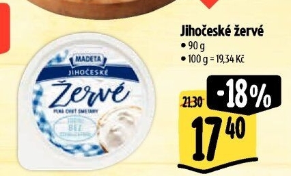 Žervé Jihočeské Madeta