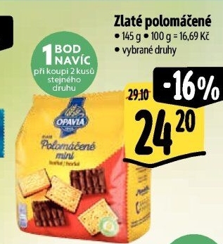 Zlaté polomáčené Opavia