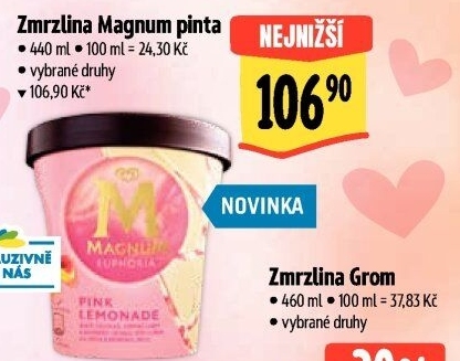 Zmrzlina v kelímku Magnum Algida