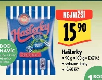 Bonbony Hašlerky Sfinx