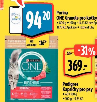 Granule pro kočky One Purina