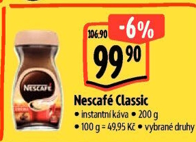 Instantní káva Nescafé Classic