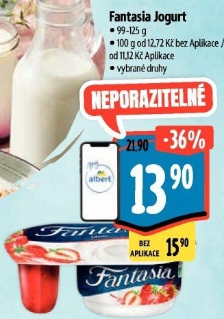 Jogurt Fantasia pokušení Danone