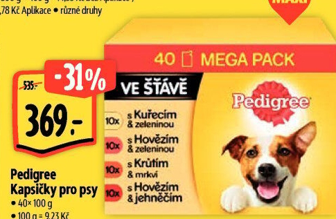 Kapsičky pro psy Pedigree