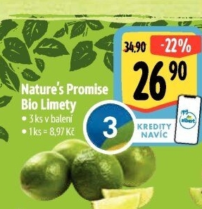 Limety bio Nature'