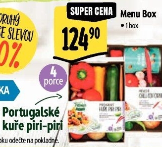 Menu box Portugalské kuře Piri Piri Albert