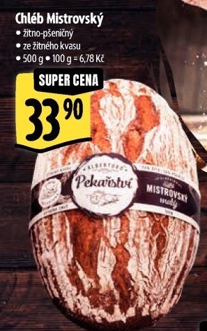 Mistrovský chléb Albert