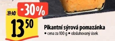 Pikantní sýrová pomazánka