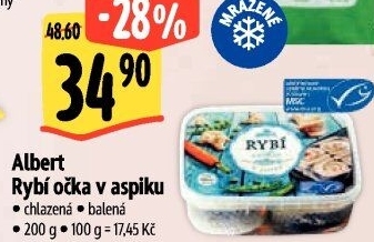 Rybí očka v aspiku Albert