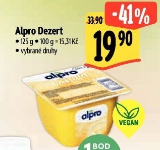 Sójový dezert Alpro Soya