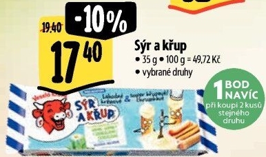 Sýr a křup Veselá kráva