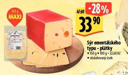 Sýr ementálského typu Albert