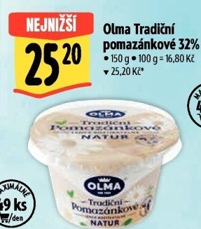 Tradiční pomazánkové Olma