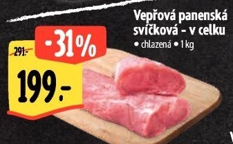 Vepřová panenská svíčková