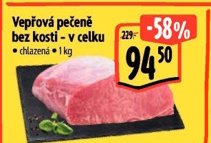 Vepřová pečeně bez kosti