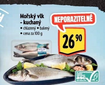 Vlk mořský kuchaný Albert