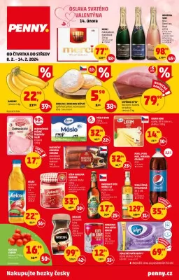 akční leták Penny Market 8.2.2024-14.2.2024